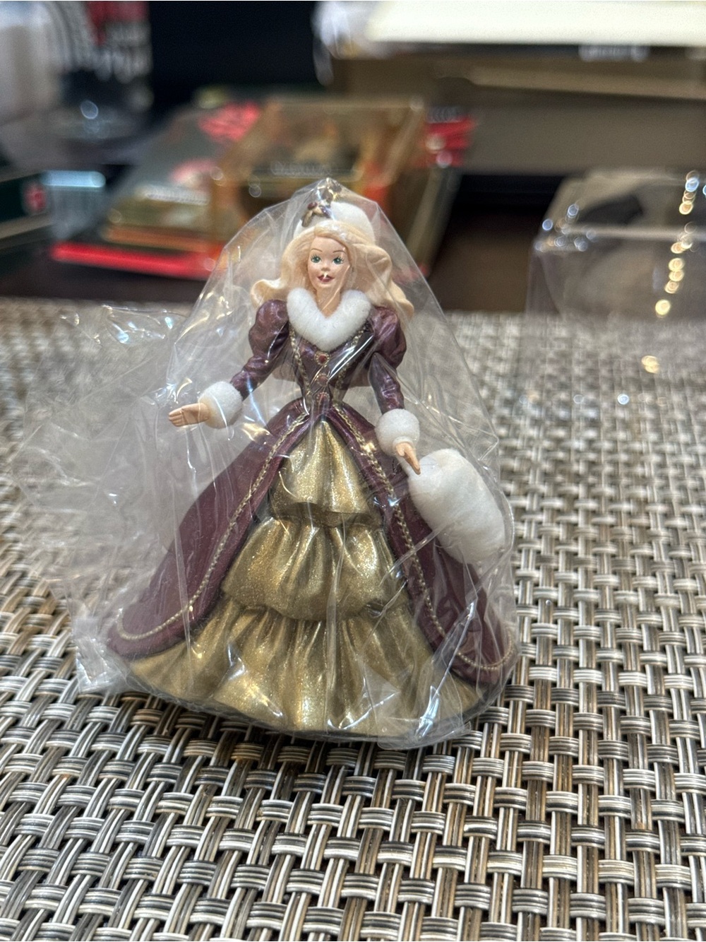 Barbie Red and Cream Holiday Keepsake Box